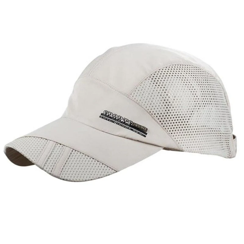 Herren Sommer Outdoor Sport Baseball Hut Lauf Visor Cap Heiße Beliebte Neue Coole Quick Dry Mesh Cap 6 Farben