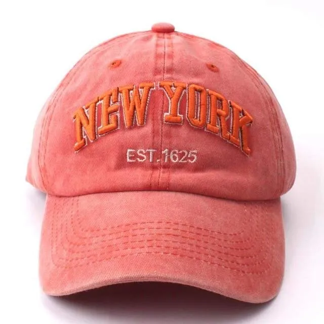 Baseballkappe für Erwachsene aus Baumwolle, gewaschen, Papa-Hüte für Herren, 3D-Stickerei, Grau, Orange, Braun, Marineblau, Khaki, Größe 58 cm