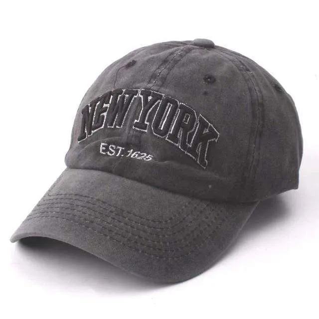 Baseballkappe für Erwachsene aus Baumwolle, gewaschen, Papa-Hüte für Herren, 3D-Stickerei, Grau, Orange, Braun, Marineblau, Khaki, Größe 58 cm