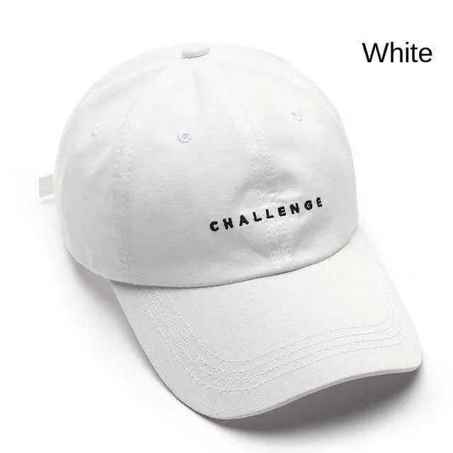 Baseballkappe für Damen und Herren, Sommermode, Visierkappe, Jungen und Mädchen, lässige Snapback-Mütze, CHALLENGE Hip-Hop-Hüte
