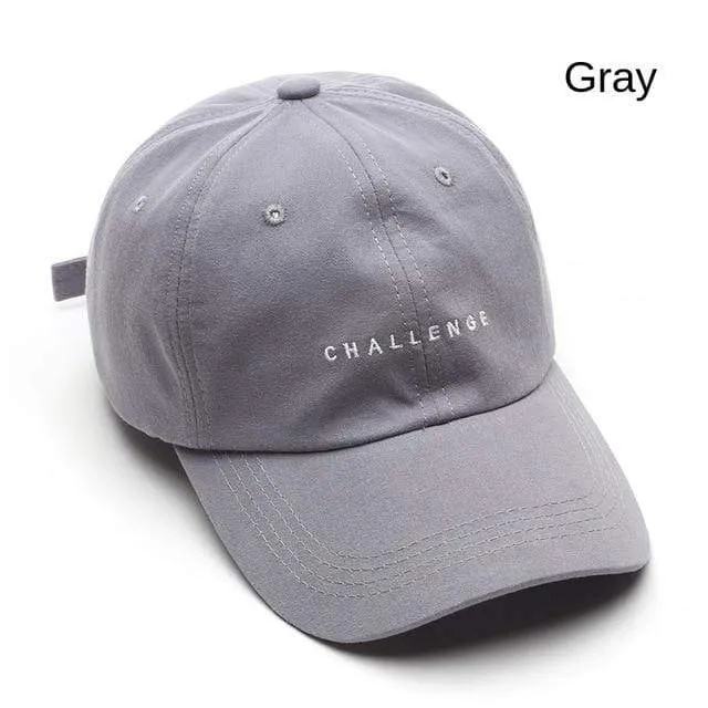 Baseballkappe für Damen und Herren, Sommermode, Visierkappe, Jungen und Mädchen, lässige Snapback-Mütze, CHALLENGE Hip-Hop-Hüte