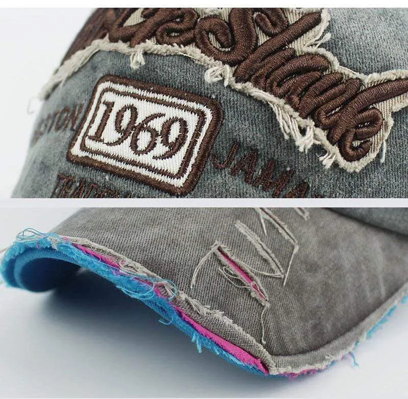1969 Stickerei Baseball Kappe Mode Snapback Hüte Casquette Knochen Baumwolle Ausgestattet Hut Für Männer Frauen Großhandel 2019