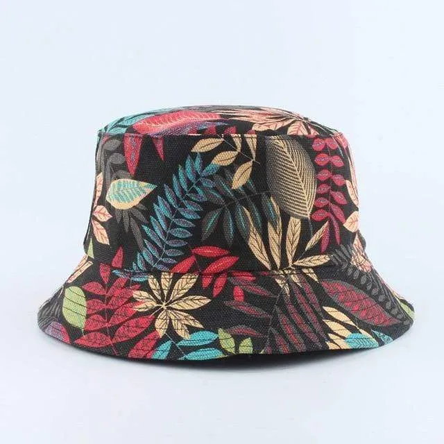 Panama Eimer Hut Männer Frauen Sommer Eimer Kappe Banana Drucken Gelb Hut Bob Hut Hip Hop Gorros Angeln Fischer Hut