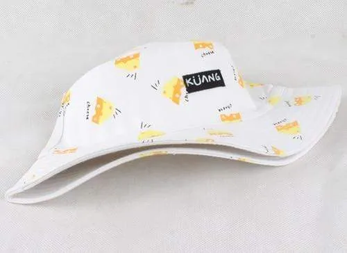 Panama Eimer Hut Männer Frauen Sommer Eimer Kappe Banana Drucken Gelb Hut Bob Hut Hip Hop Gorros Angeln Fischer Hut