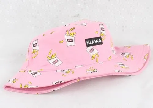 Panama Eimer Hut Männer Frauen Sommer Eimer Kappe Banana Drucken Gelb Hut Bob Hut Hip Hop Gorros Angeln Fischer Hut