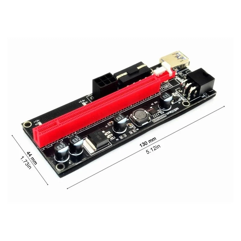 PCI-E Riser 009S 16X Extender PCI-E Riser USB 3.0 Grafikkarte Dedizierte PCIE Verlängerungskabel Adapterkarte