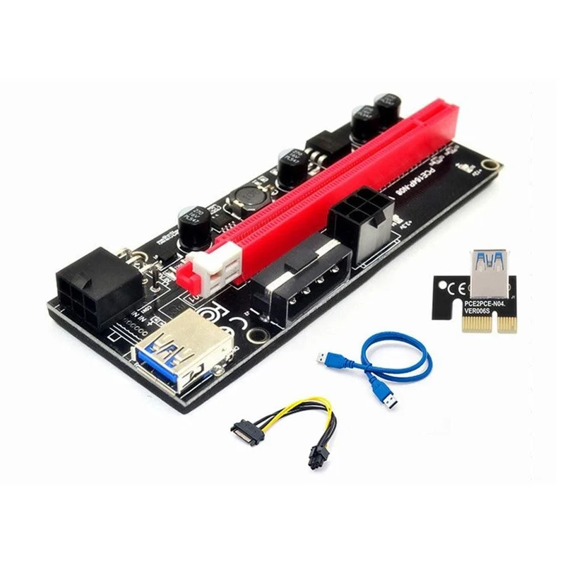 PCI-E Riser 009S 16X Extender PCI-E Riser USB 3.0 Grafikkarte Dedizierte PCIE Verlängerungskabel Adapterkarte