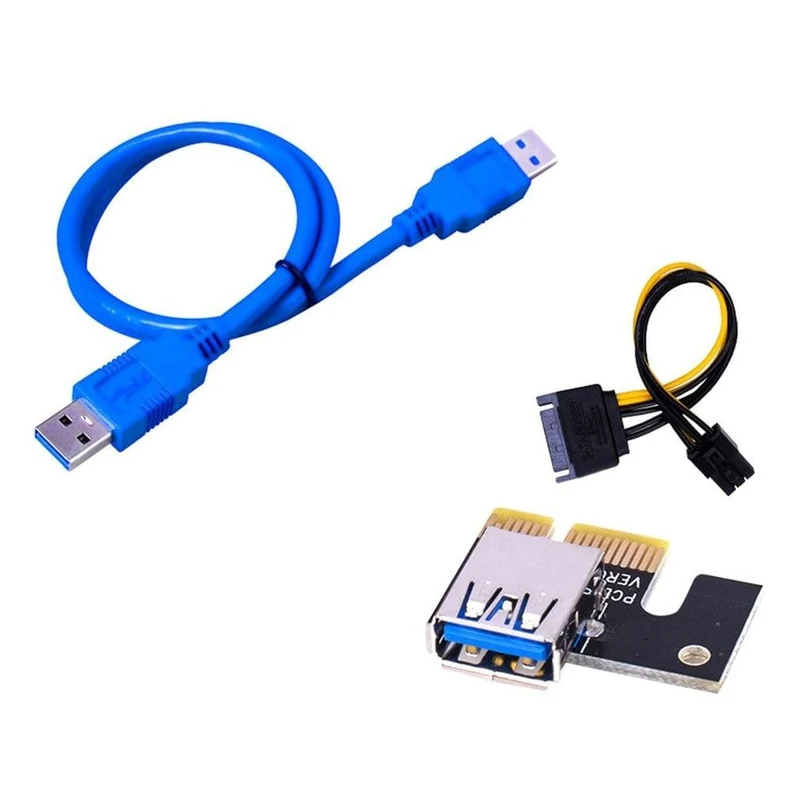 PCI-E Riser 009S 16X Extender PCI-E Riser USB 3.0 Grafikkarte Dedizierte PCIE Verlängerungskabel Adapterkarte