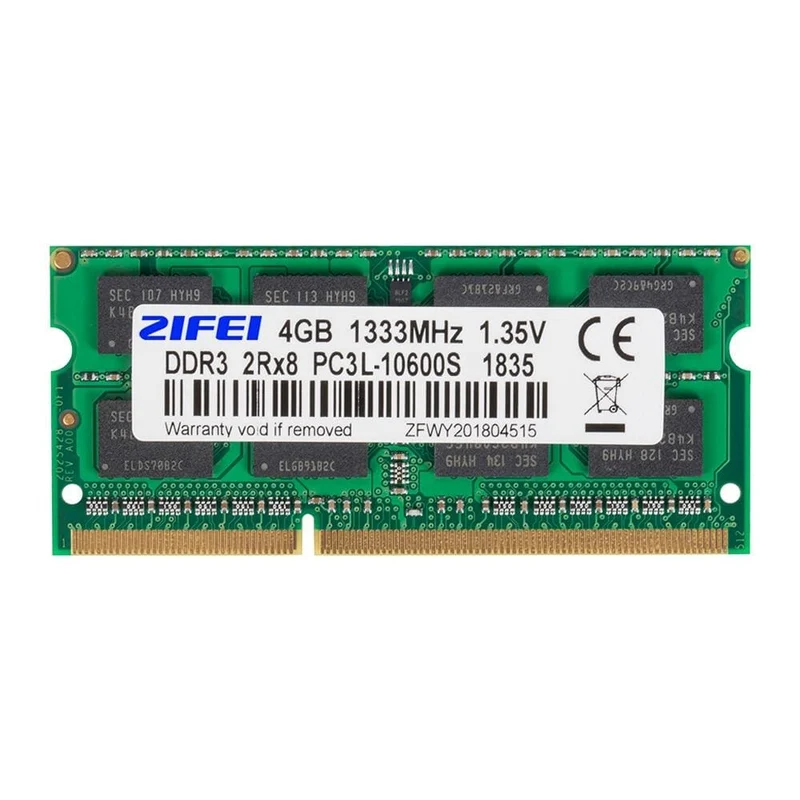 DDR3L 8 GB 4 GB 1600 1333 MHz 1.35 V Laptop-SDRAM SO-DIMM-Speicher-RAM