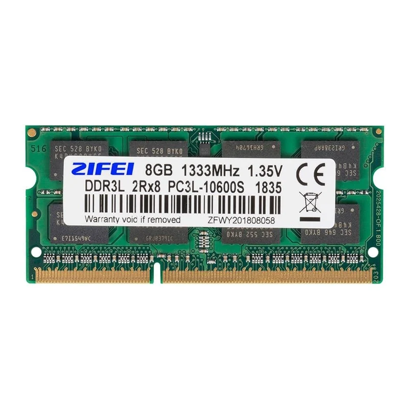 DDR3L 8 GB 4 GB 1600 1333 MHz 1.35 V Laptop-SDRAM SO-DIMM-Speicher-RAM