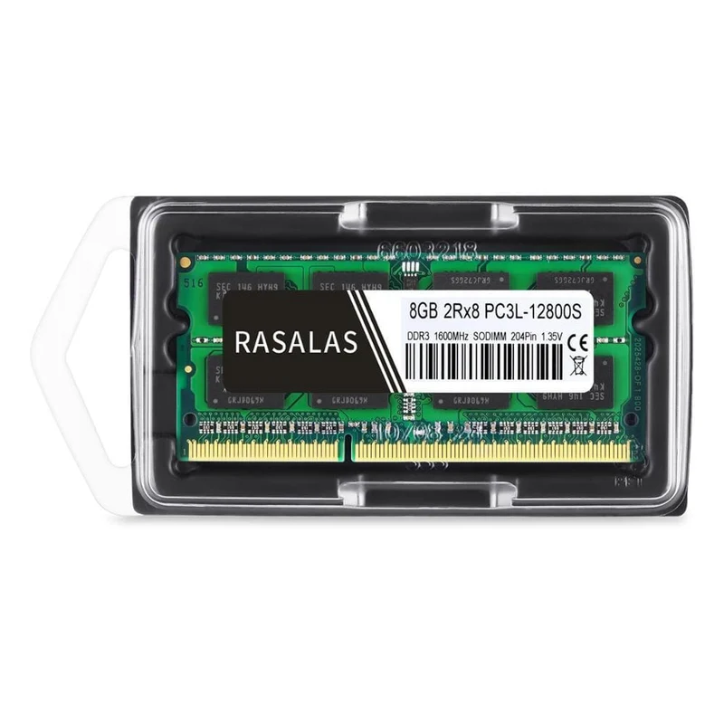 DDR3 4 GB 8 GB RAM 2Rx8 PC3-12800S DDR3L 1600 MHz SO-DIMM 1.35 V Betriebsname Notebook-RAM 204-poliger Laptop-Speicher Sodimm