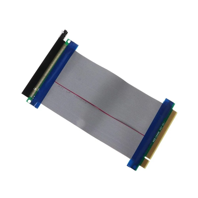 PCIe 16X PCI Express PCI-E 16X zu 16X Riser Extender Karte Adapter Flexible Kabel Feb6