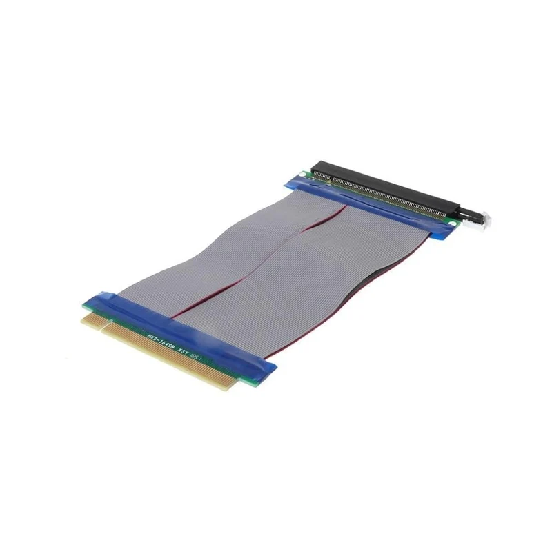 PCIe 16X PCI Express PCI-E 16X zu 16X Riser Extender Karte Adapter Flexible Kabel Feb6