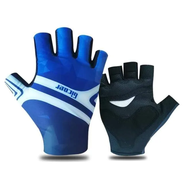 Half Finger ITALIA Fahrradhandschuhe Herren Damen Sommersport Stoßfeste Fahrradhandschuhe Anti Slip MTB Fahrradhandschuh Guantes Ciclismo