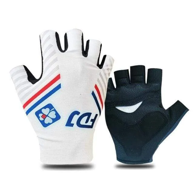 Half Finger ITALIA Fahrradhandschuhe Herren Damen Sommersport Stoßfeste Fahrradhandschuhe Anti Slip MTB Fahrradhandschuh Guantes Ciclismo
