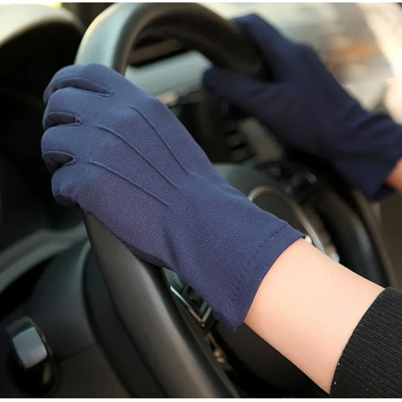 Sommer Sonnenschutz Handschuhe Männlich Dünne Atmungsaktive Anti-Slip Fahren Handschuhe Anti-Uv Volle Finger Mann Fäustlinge SZ105W1