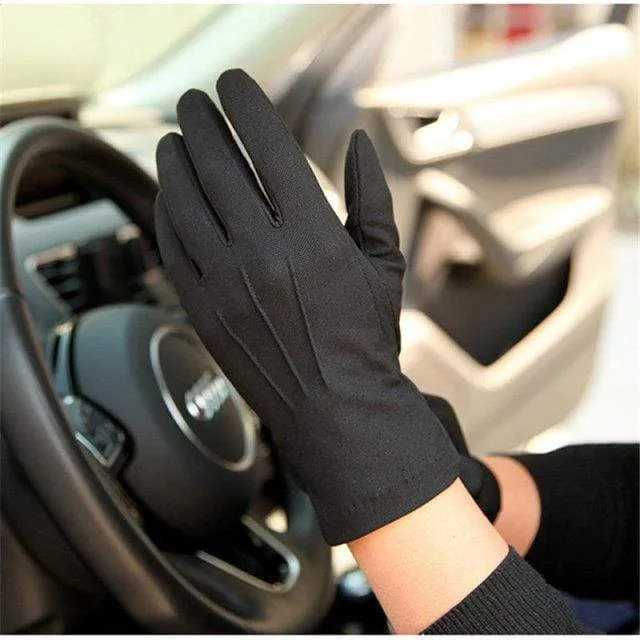 Sommer Sonnenschutz Handschuhe Männlich Dünne Atmungsaktive Anti-Slip Fahren Handschuhe Anti-Uv Volle Finger Mann Fäustlinge SZ105W1