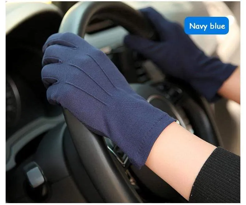 Sommer Sonnenschutz Handschuhe Männlich Dünne Atmungsaktive Anti-Slip Fahren Handschuhe Anti-Uv Volle Finger Mann Fäustlinge SZ105W1