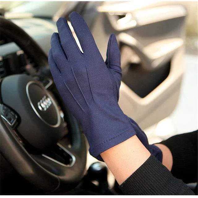 Sommer Sonnenschutz Handschuhe Männlich Dünne Atmungsaktive Anti-Slip Fahren Handschuhe Anti-Uv Volle Finger Mann Fäustlinge SZ105W1