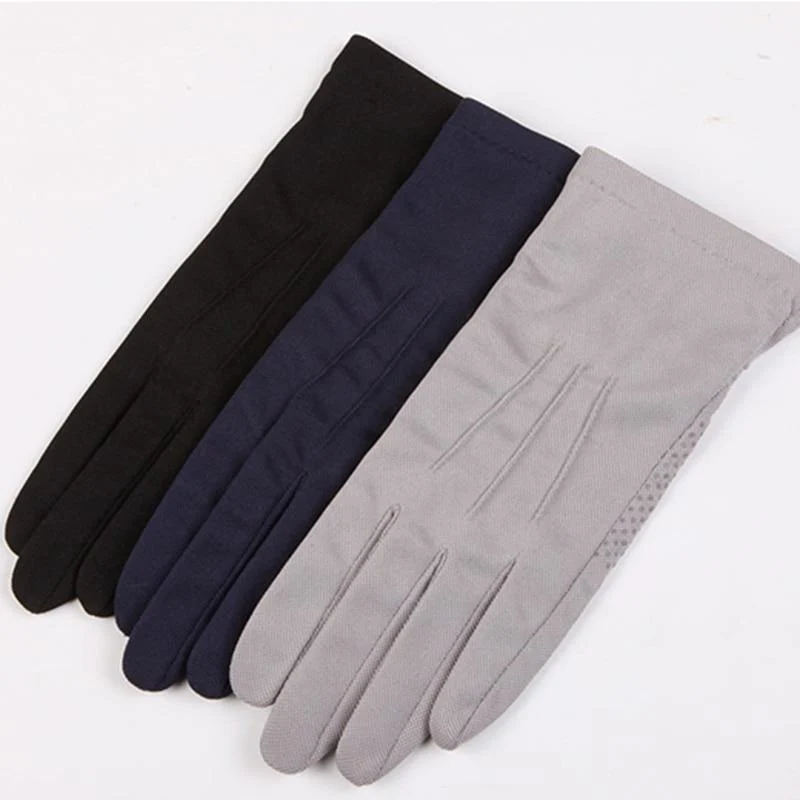 Sommer Sonnenschutz Handschuhe Männlich Dünne Atmungsaktive Anti-Slip Fahren Handschuhe Anti-Uv Volle Finger Mann Fäustlinge SZ105W1