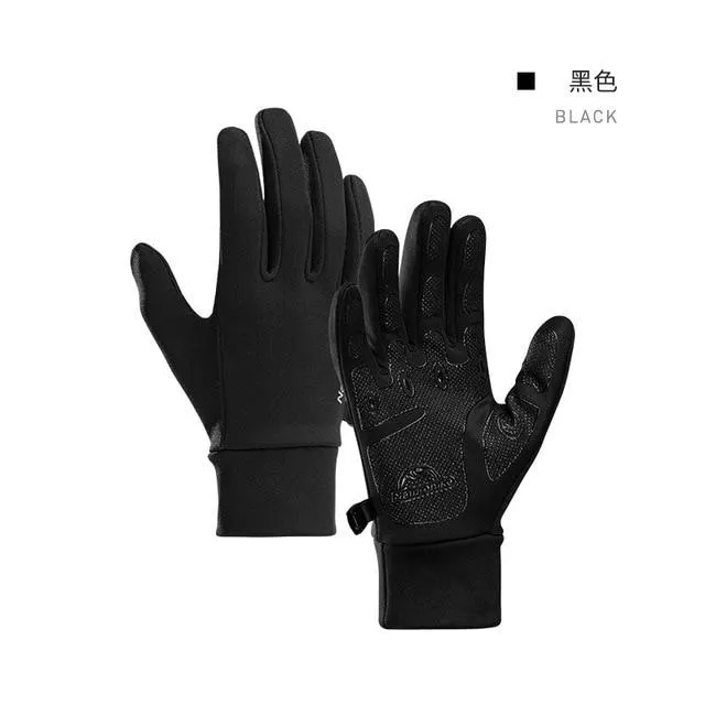 Outdoor-Touchscreen Rutschfeste Vollfinger-Fahrradhandschuhe Silikon Wandern Klettern Männer Frauen Dünne Fahrradhandschuhe