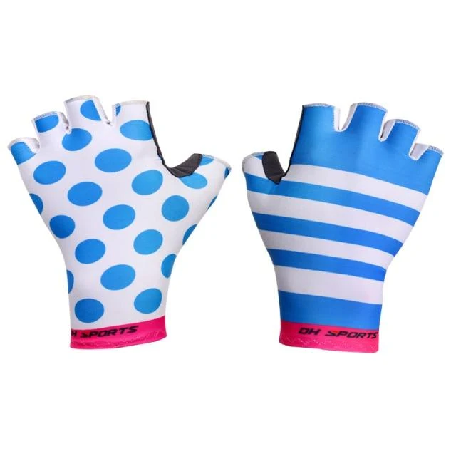 Fahrradhandschuhe mit rutschfestem Gelpolster, kurz, mit halbem Finger, stilvolle Fahrradhandschuhe, atmungsaktiv, Outdoor-Sport, Herren/Damen, Fahrradhandschuhe