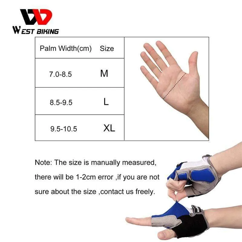 Fahrradhandschuhe Halbfinger Atmungsaktive MTB Rennradhandschuhe Anti-Rutsch-Matte Motorrad Männer Frauen Sport Fahrradhandschuhe