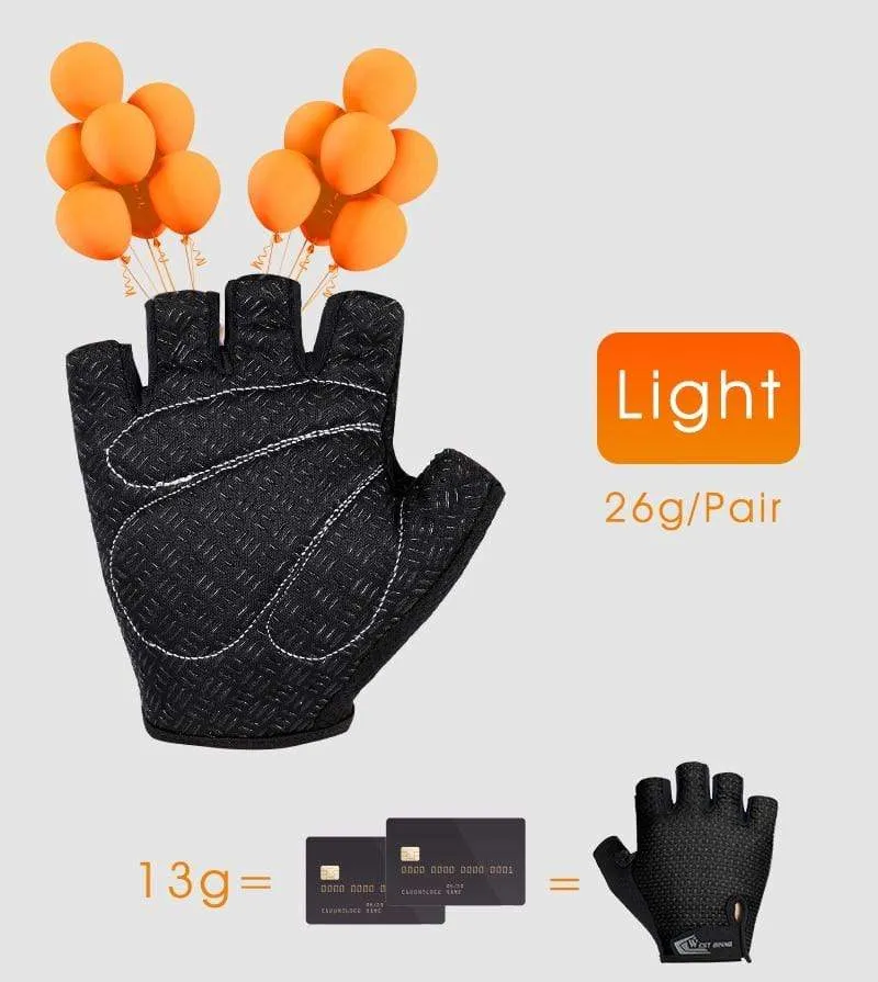 Fahrradhandschuhe Halbfinger Atmungsaktive MTB Rennradhandschuhe Anti-Rutsch-Matte Motorrad Männer Frauen Sport Fahrradhandschuhe