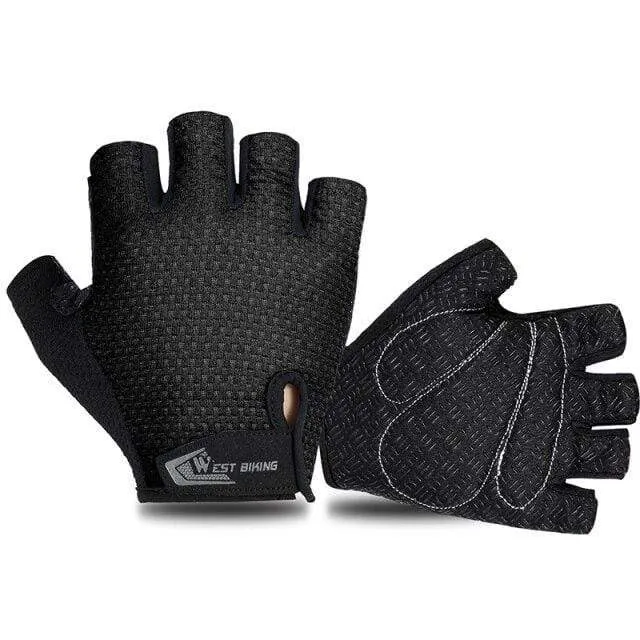 Fahrradhandschuhe Halbfinger Atmungsaktive MTB Rennradhandschuhe Anti-Rutsch-Matte Motorrad Männer Frauen Sport Fahrradhandschuhe