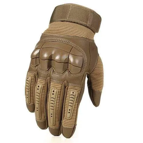 Militärische taktische Handschuhe PU-Leder Vollfingerhandschuh Airsoft Paintball Fahrrad Jagd Wandern Radfahren Männer Fäustlinge Fingerlos