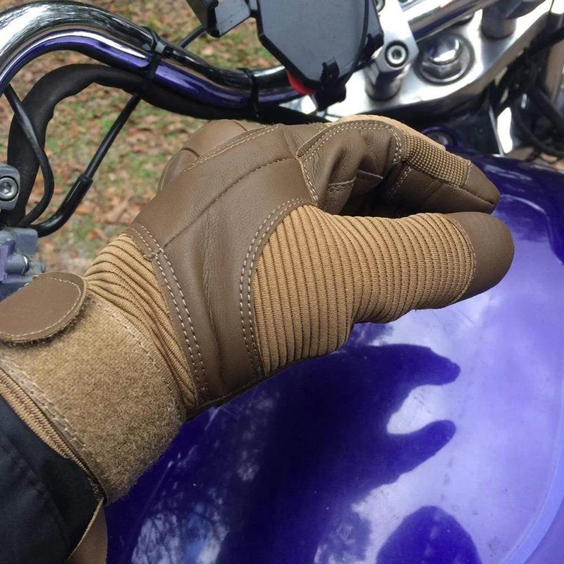 Militärische taktische Handschuhe PU-Leder Vollfingerhandschuh Airsoft Paintball Fahrrad Jagd Wandern Radfahren Männer Fäustlinge Fingerlos