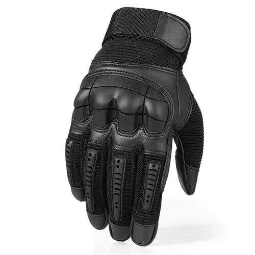 Militärische taktische Handschuhe PU-Leder Vollfingerhandschuh Airsoft Paintball Fahrrad Jagd Wandern Radfahren Männer Fäustlinge Fingerlos