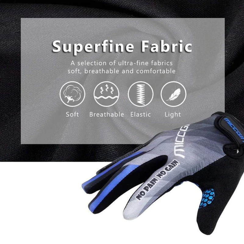 Handschuhe Radfahren Touchscreen GEL Bike Sport Stoßfest Straße Vollfinger Fahrradhandschuh Für Männer Frau MICCGIN