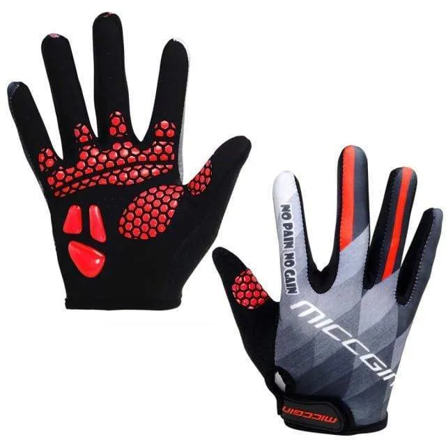 Handschuhe Radfahren Touchscreen GEL Bike Sport Stoßfest Straße Vollfinger Fahrradhandschuh Für Männer Frau MICCGIN