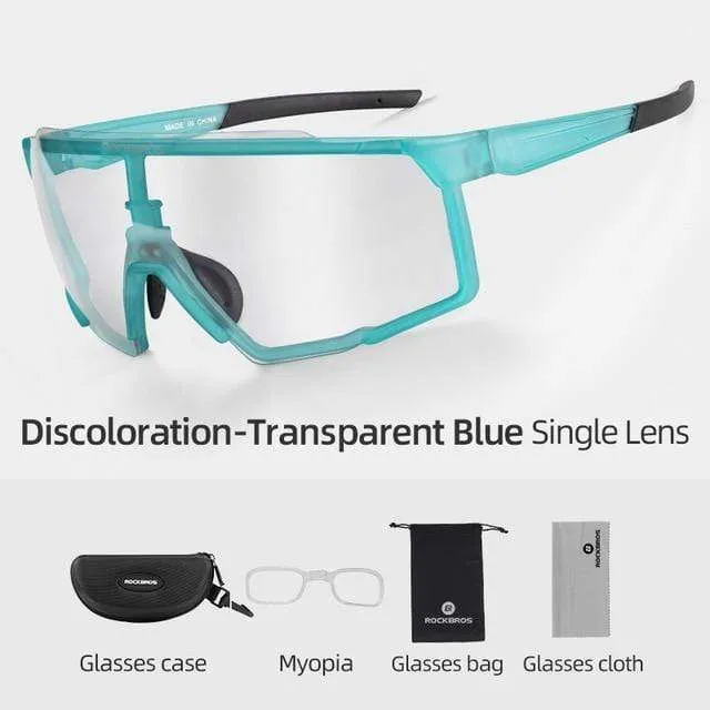 Photochrome Fahrradbrille Fahrradbrille Sport Herren Sonnenbrille MTB Rennrad Brille Schutzbrille