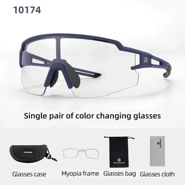 Photochrome Fahrradbrille Fahrradbrille Sport Herren Sonnenbrille MTB Rennrad Brille Schutzbrille