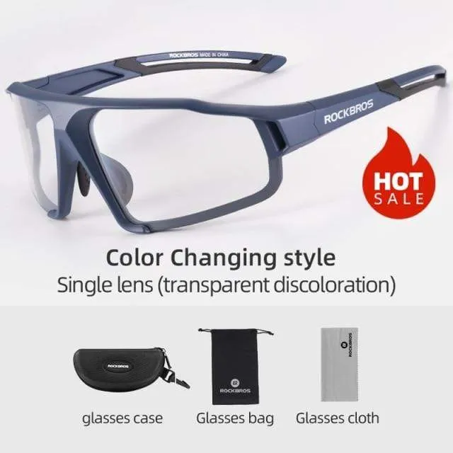 Photochrome Fahrradbrille Fahrradbrille Sport Herren Sonnenbrille MTB Rennrad Brille Schutzbrille