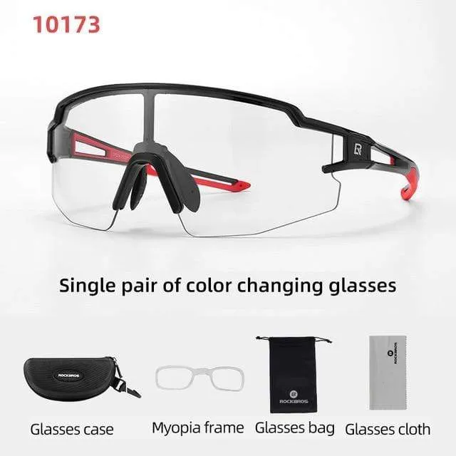 Photochrome Fahrradbrille Fahrradbrille Sport Herren Sonnenbrille MTB Rennrad Brille Schutzbrille