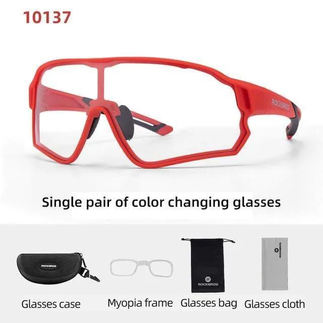 Photochrome Fahrradbrille Fahrradbrille Sport Herren Sonnenbrille MTB Rennrad Brille Schutzbrille