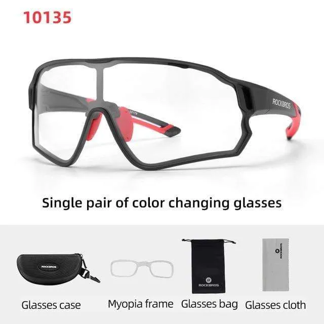 Photochrome Fahrradbrille Fahrradbrille Sport Herren Sonnenbrille MTB Rennrad Brille Schutzbrille