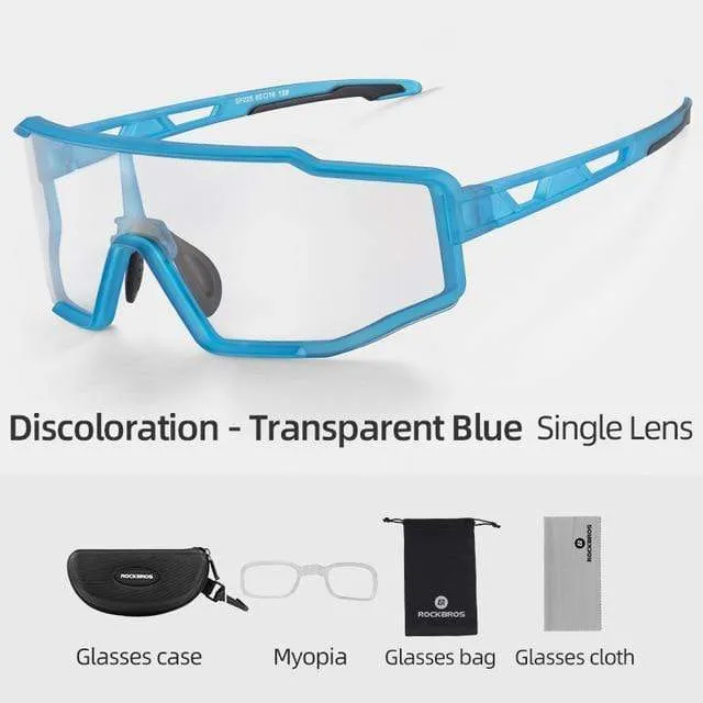 Photochrome Fahrradbrille Fahrradbrille Sport Herren Sonnenbrille MTB Rennrad Brille Schutzbrille