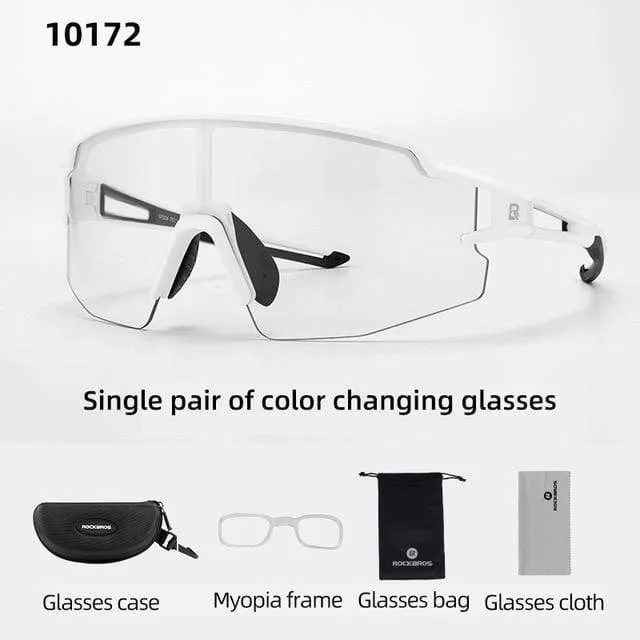Photochrome Fahrradbrille Fahrradbrille Sport Herren Sonnenbrille MTB Rennrad Brille Schutzbrille