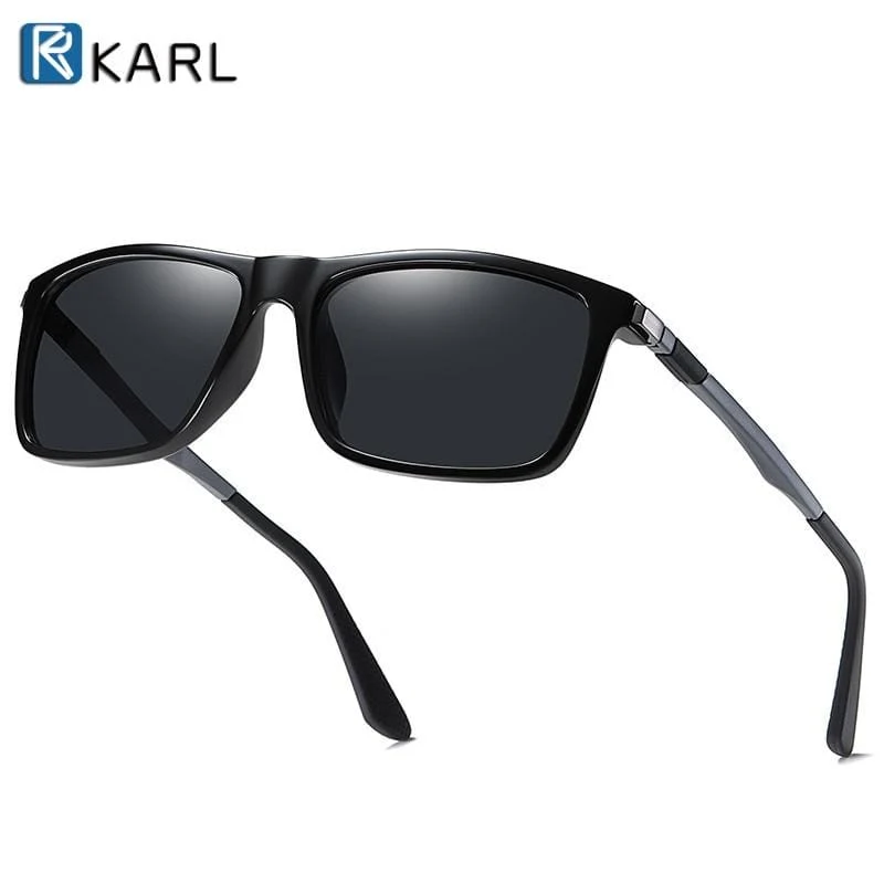 Polarisierte Sonnenbrille Männer Luxus Marke Aluminium Sonnenbrille Platz Fahren Sonnenbrille Schwarz Männlichen Angeln Brillen Frauen