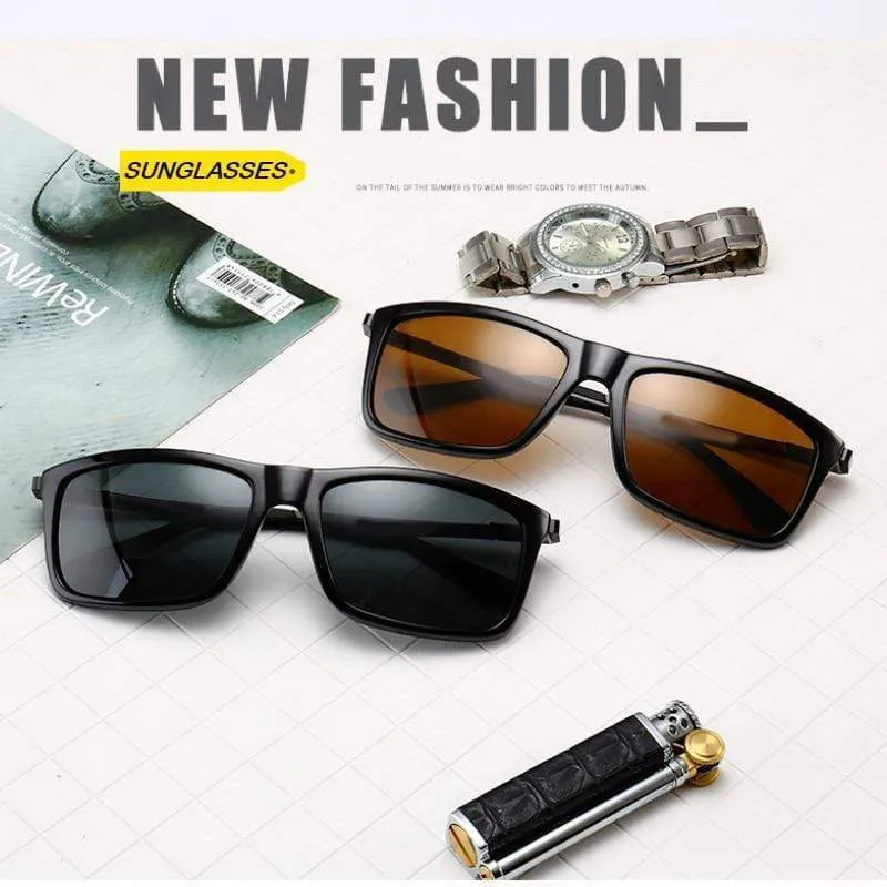 Polarisierte Sonnenbrille Männer Luxus Marke Aluminium Sonnenbrille Platz Fahren Sonnenbrille Schwarz Männlichen Angeln Brillen Frauen