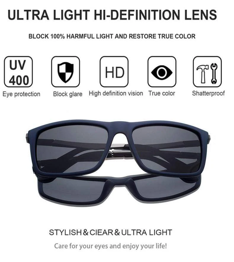 Polarisierte Sonnenbrille Männer Luxus Marke Aluminium Sonnenbrille Platz Fahren Sonnenbrille Schwarz Männlichen Angeln Brillen Frauen
