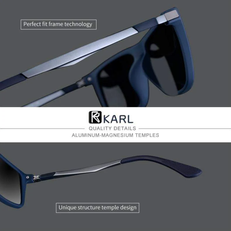 Polarisierte Sonnenbrille Männer Luxus Marke Aluminium Sonnenbrille Platz Fahren Sonnenbrille Schwarz Männlichen Angeln Brillen Frauen