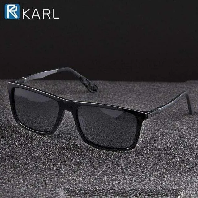 Polarisierte Sonnenbrille Männer Luxus Marke Aluminium Sonnenbrille Platz Fahren Sonnenbrille Schwarz Männlichen Angeln Brillen Frauen
