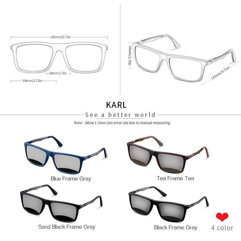 Polarisierte Sonnenbrille Männer Luxus Marke Aluminium Sonnenbrille Platz Fahren Sonnenbrille Schwarz Männlichen Angeln Brillen Frauen