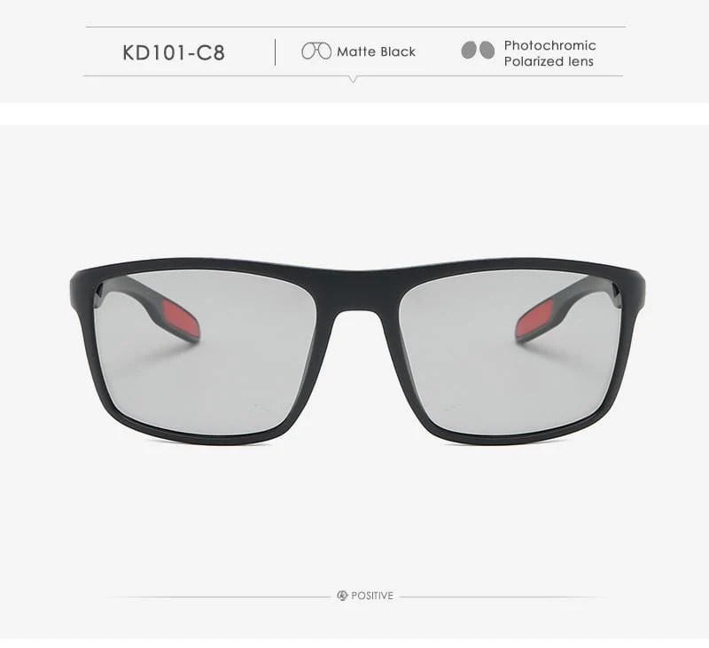 Rechteckige ultraleichte TR90-Sonnenbrille für Herren, polarisiert, TAC, 1.1 mm dicke Linse, Sonnenbrille für Damen, Sport, Kat. 3