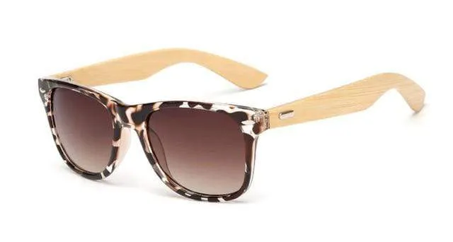 17 Farbe Holz Sonnenbrille Männer Frauen quadratischen Bambus Frauen für Frauen Männer Spiegel Sonnenbrille Retro de Sol Masculino Handgefertigt